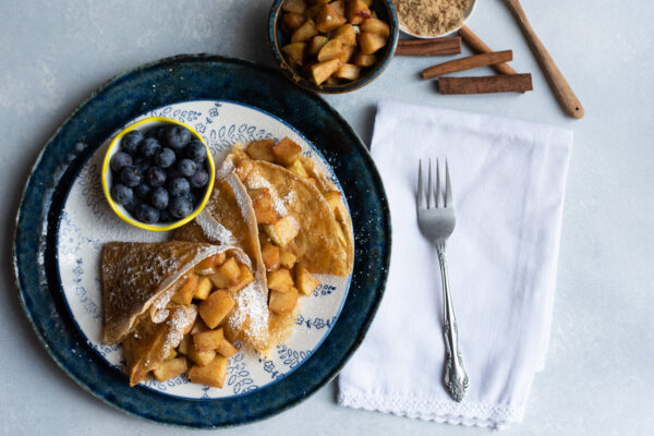 Cinnamon Apple Breakfast Crepes — Christy Wilson Nutrition
