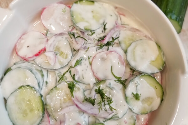 Creamy cucumber salad – Nutritionist 4 u