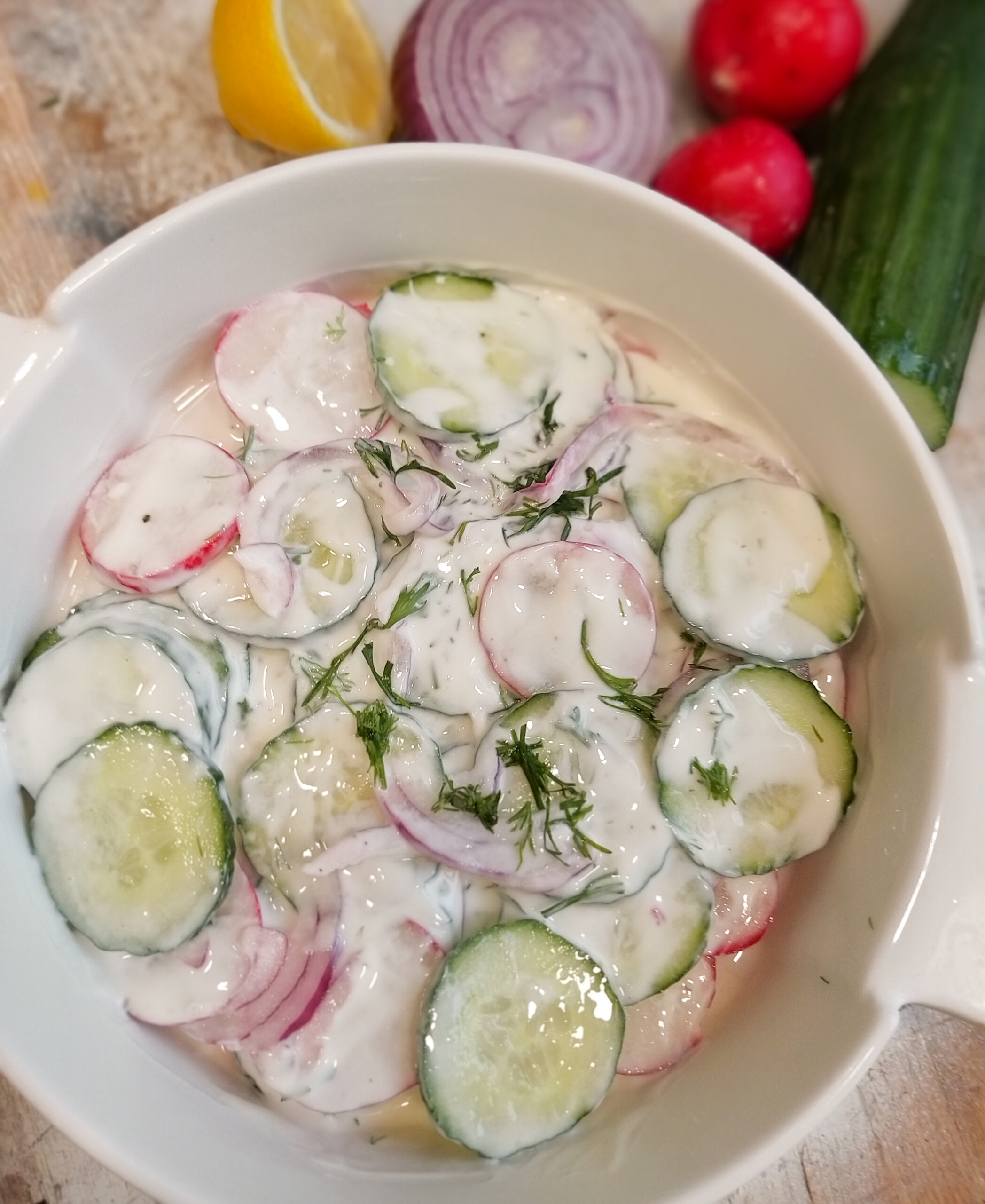 Creamy cucumber salad – Nutritionist 4 u