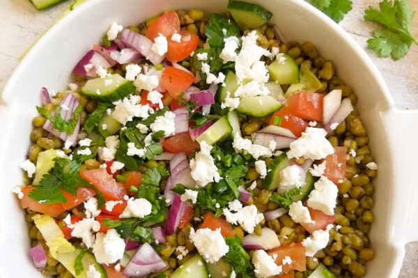 Green lentil ( Mung beans) salad – Nutritionist 4 u