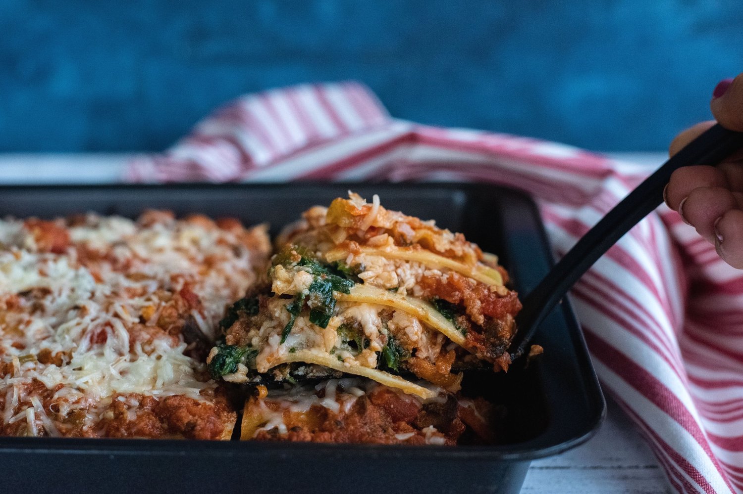 Turkey Spinach Lasagna — Christy Wilson Nutrition