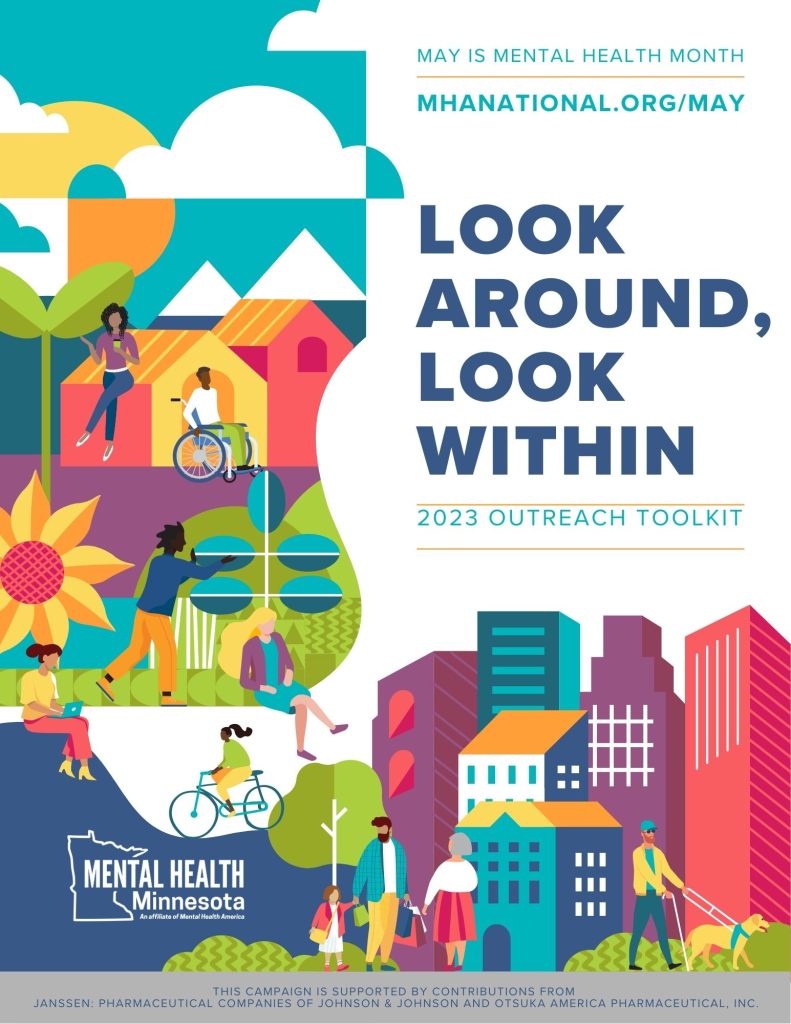 In 2023, Mental Health Month Encourages Us to “Look Around, Look Within”