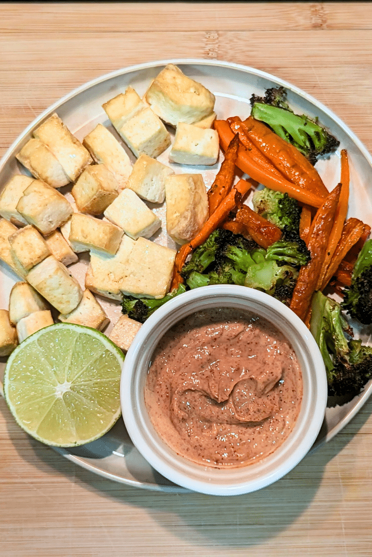 Tofu Broccoli Peanut Sauce (easy, flavorful, and anti-inflammatory)