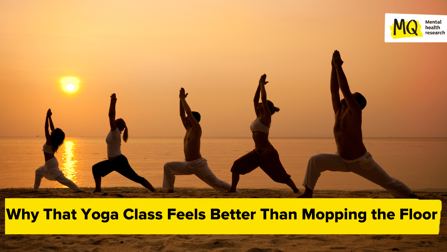 Why That Yoga Class Feels Better Than Mopping the Floor