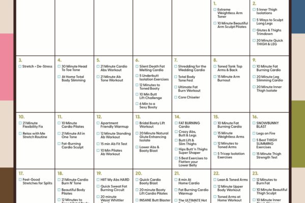 Ready For Your Blogilates August 2025 Workout Calendar?!