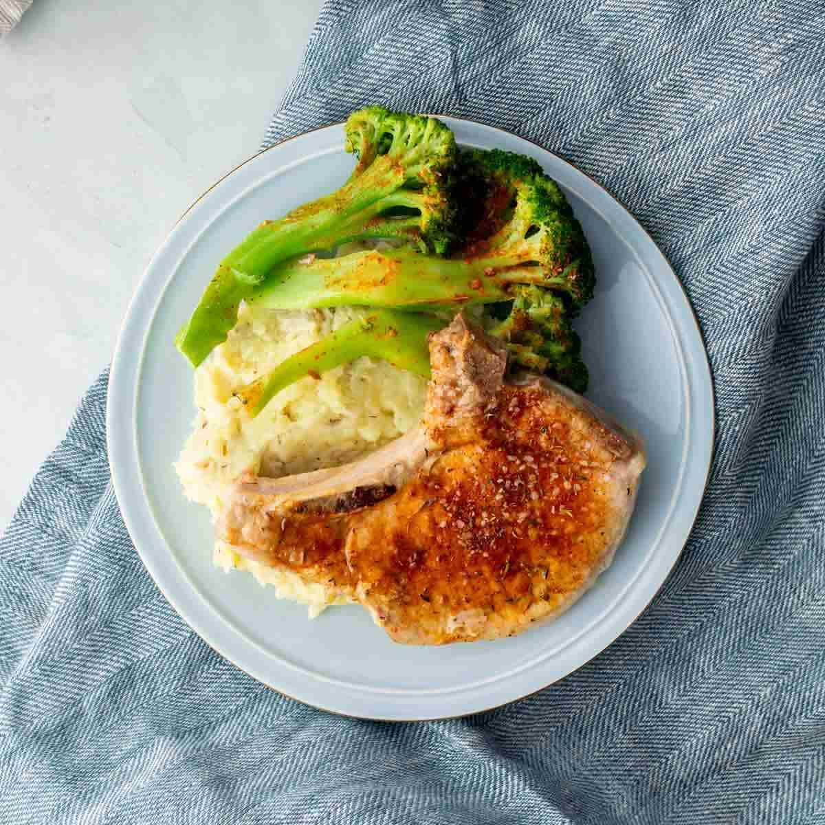 Air Fryer Bone In Pork Chop (single serving)