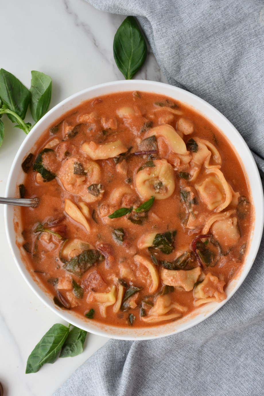 Creamy Tortellini Soup | The Nutritionist Reviews