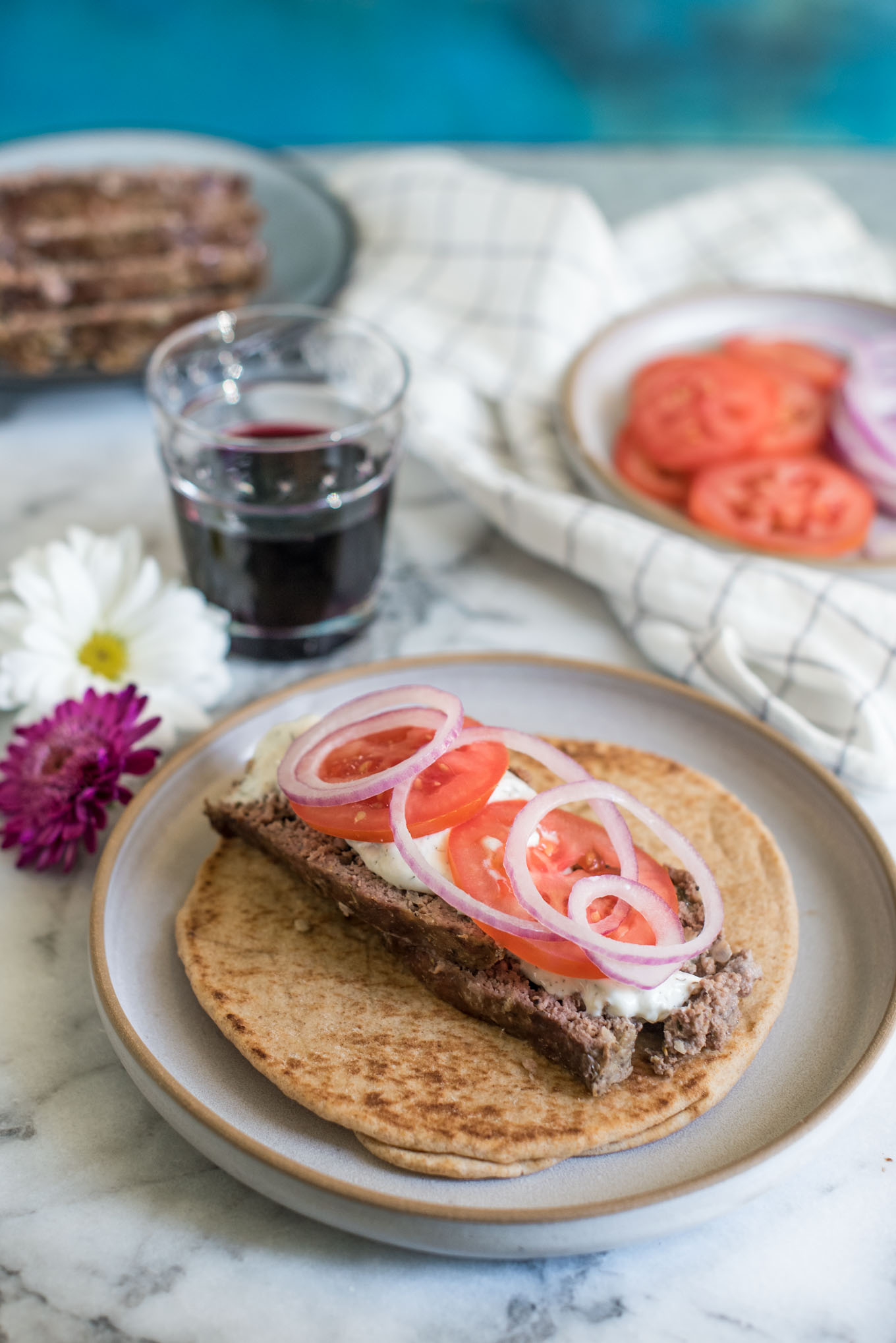 Gyro Meatloaf Pita Sandwich – Nutritious Eats