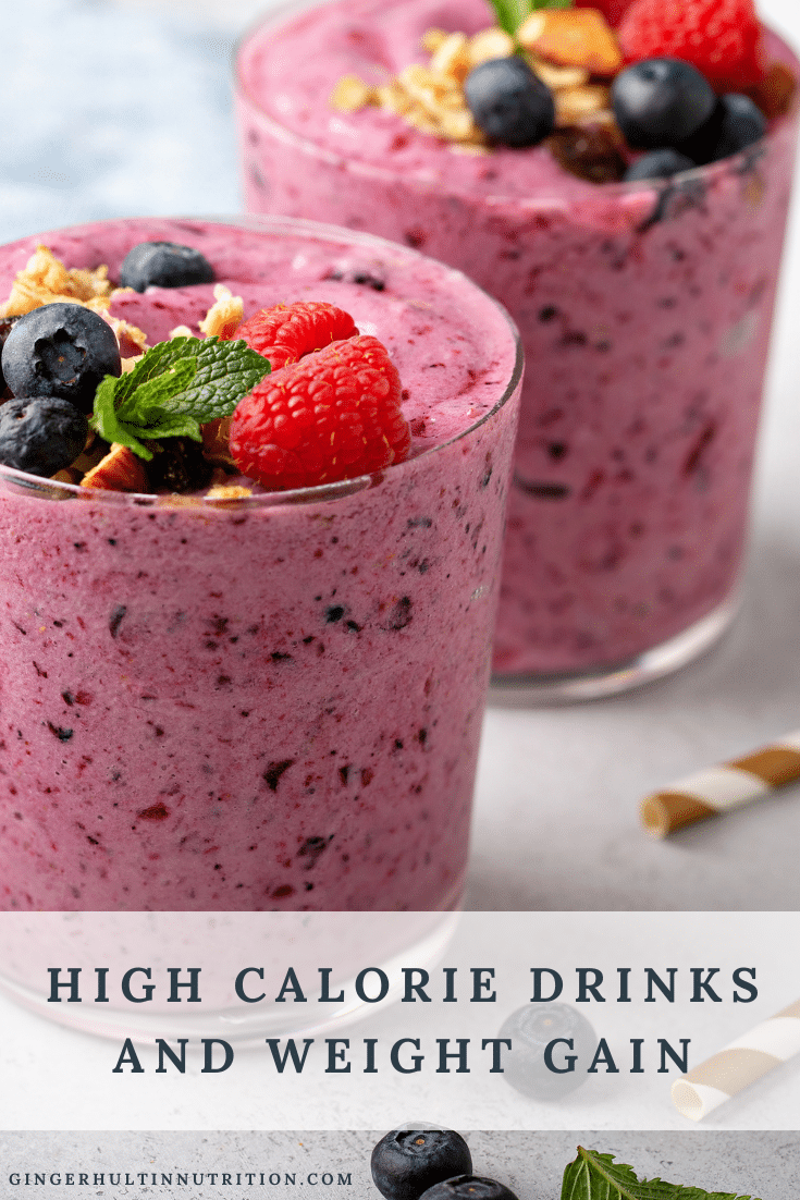 High calorie drinks and weight gain during cancer treatment