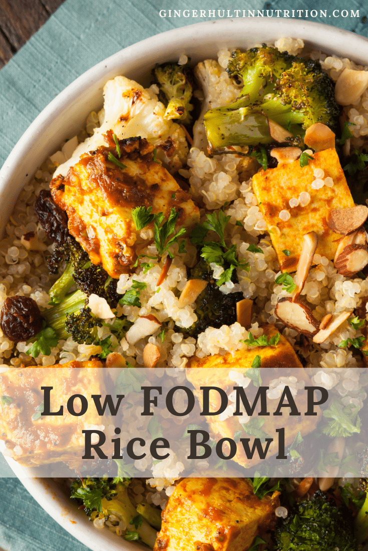 Low FODMAP Rice Bowl | easy meal prep, anti-inflammatory
