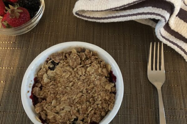 Mixed Berry Crisp for Two — Jill West Nutrition Consulting