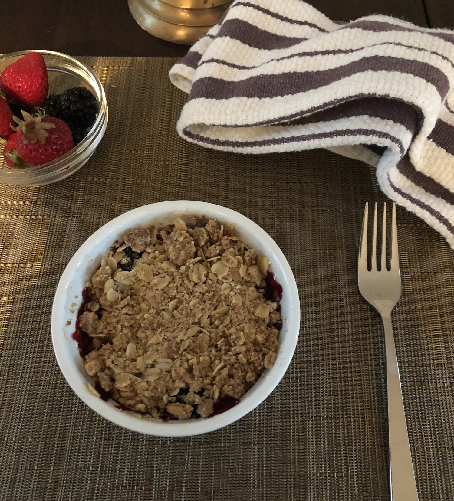Mixed Berry Crisp for Two — Jill West Nutrition Consulting