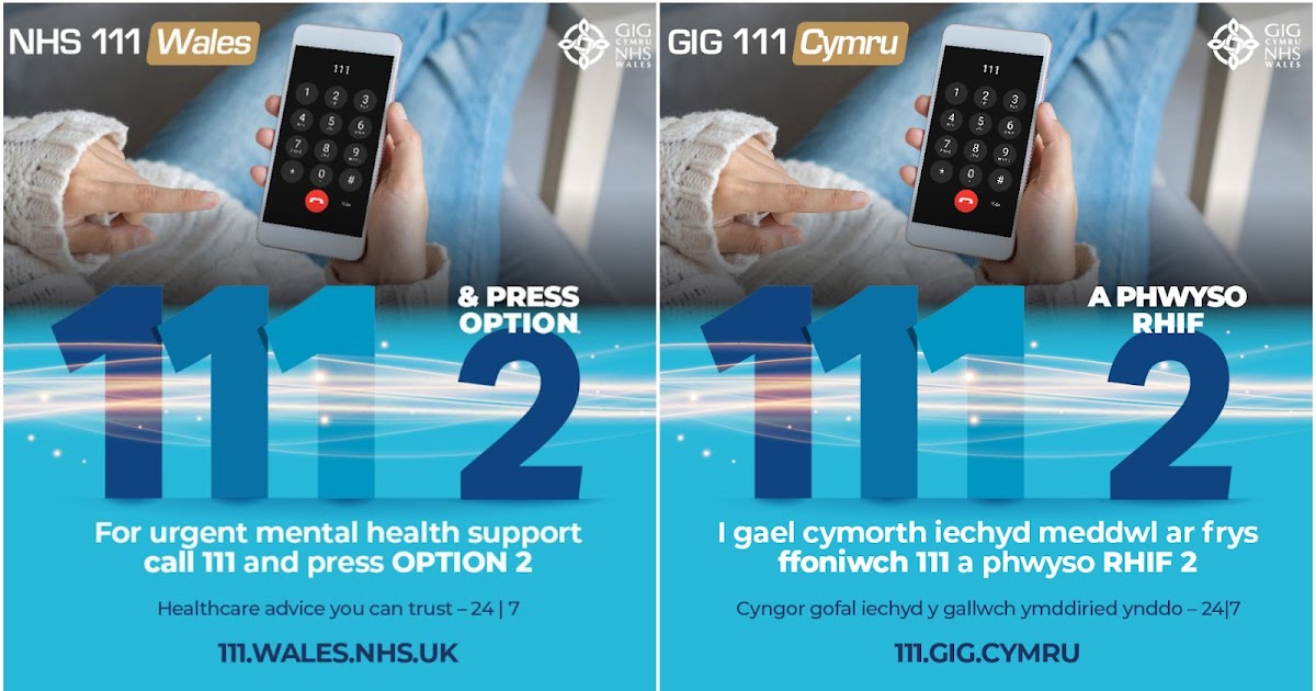 Powys Mental Health Blog: NHS 111 Press 2