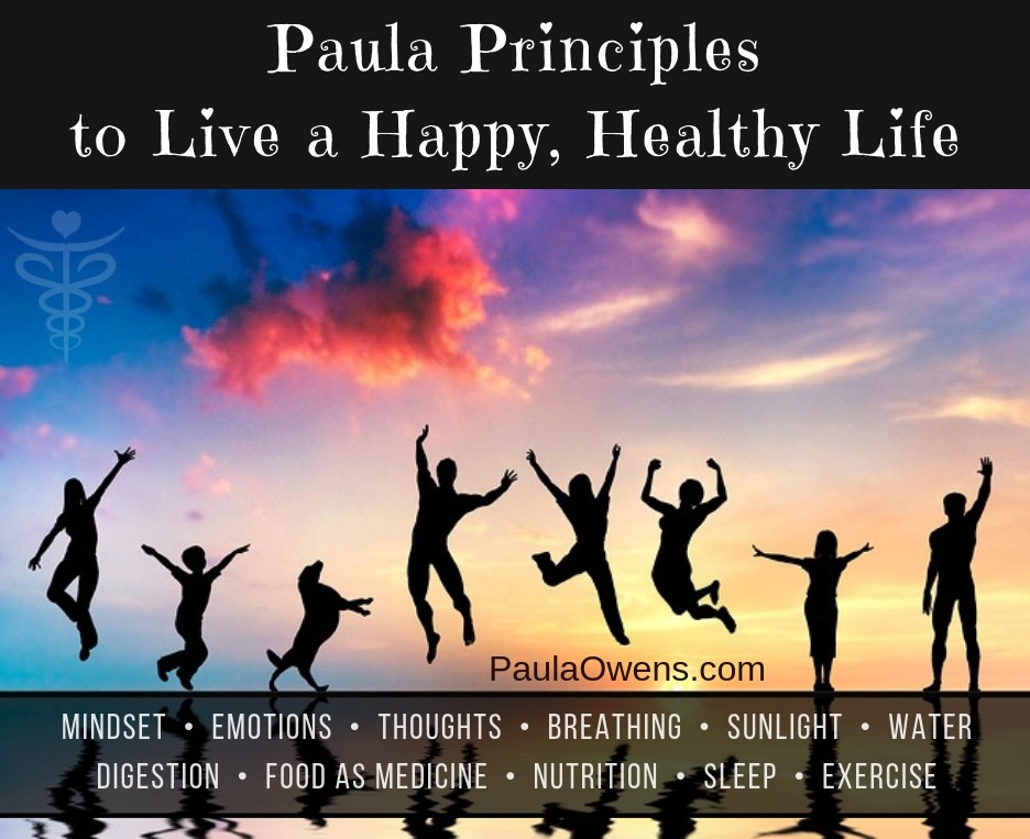 Paula Principles for a Happy Healthy Life-Lifestyle Medicine