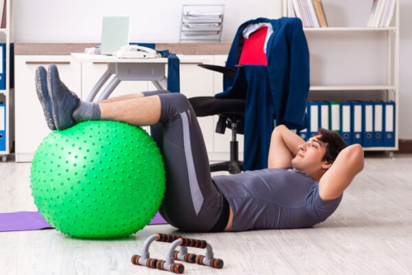 Staying fit while working from home
