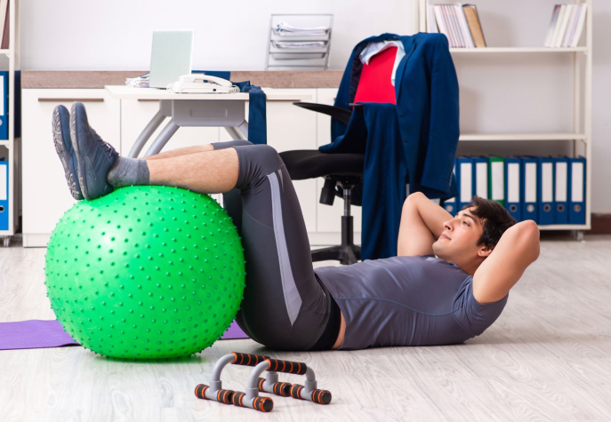 Staying fit while working from home