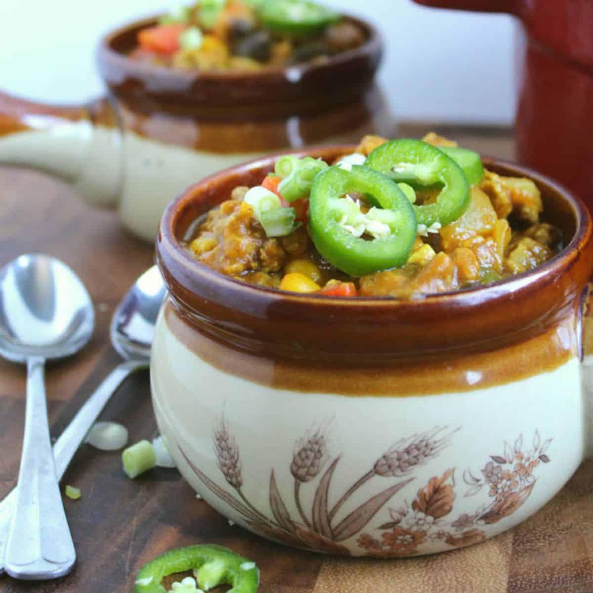 30 Minute Turkey Pumpkin Chili