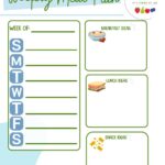 Free Weekly Meal Planning Sheet!