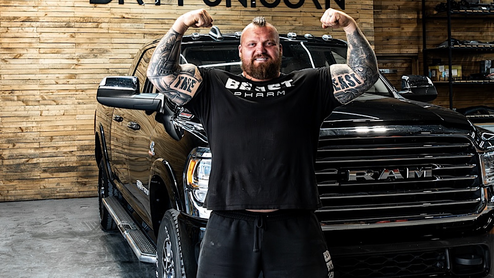 Preparing for Future Nuclear Fallout — Eddie Hall’s Home Gym Bunker Is Worth  Million