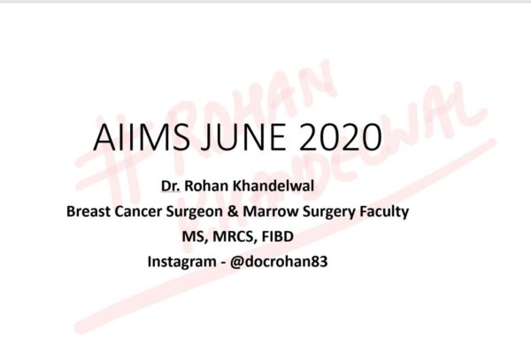 AIIMS June 2020 Surgery Questions AIIMS June 2020 Surgery Questions