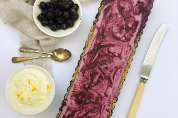 Blueberry Swirl tart – Eat Well NZ