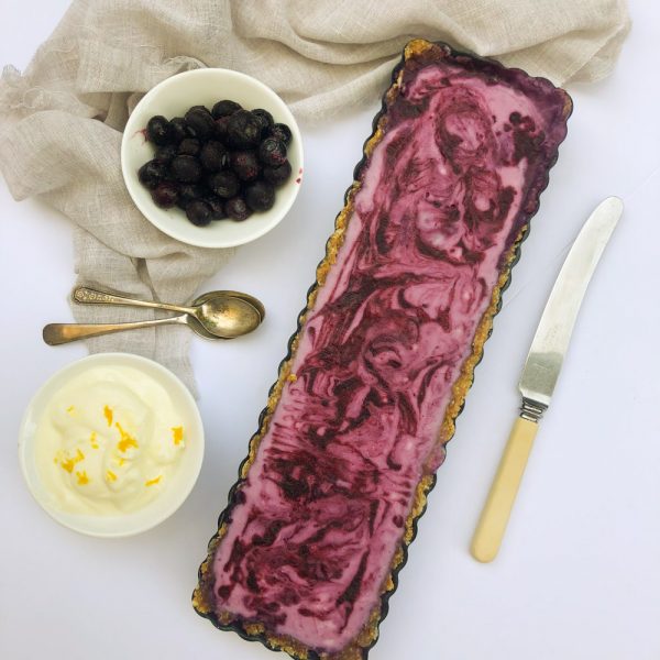 Blueberry Swirl tart – Eat Well NZ