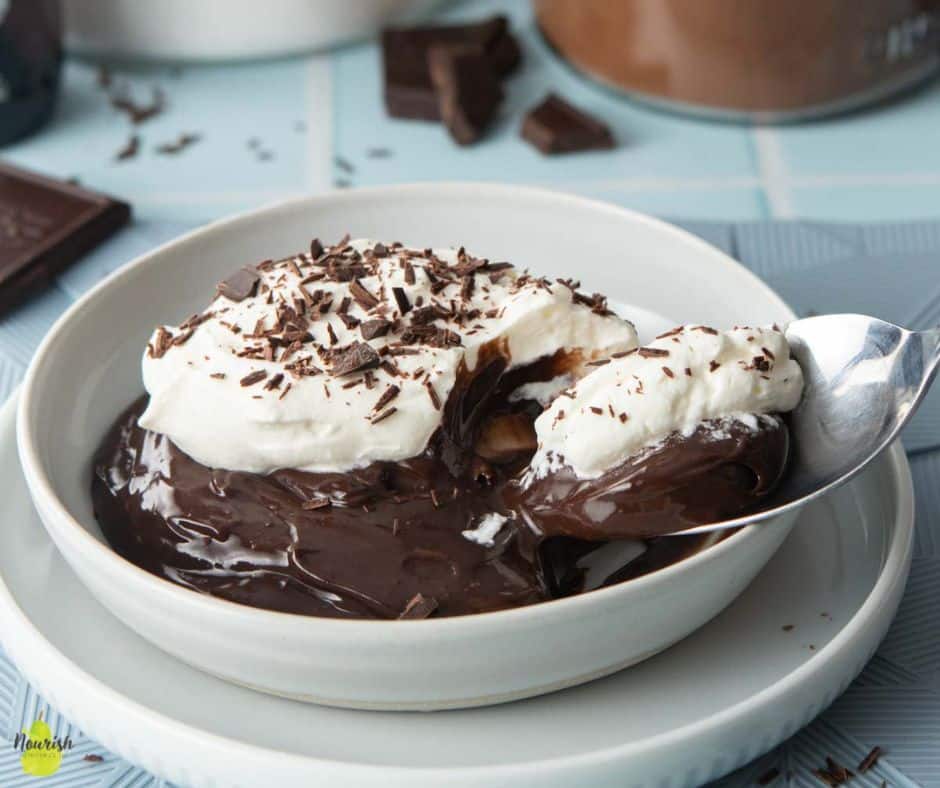 Single Serving Chocolate Pudding (5 ingredients)