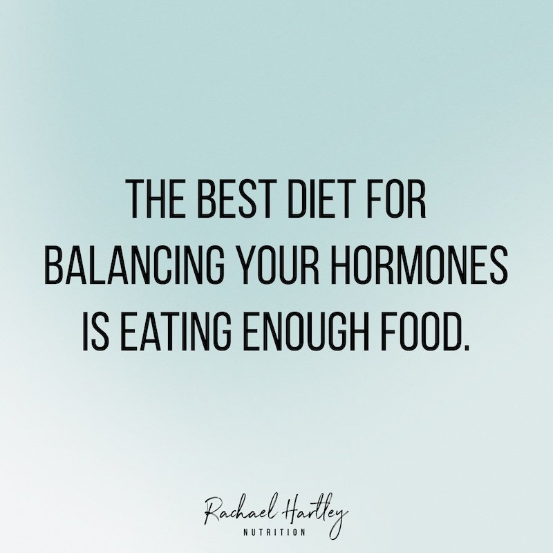 The Best Diet to Balance Hormones is Eating Enough Food — Registered Dietitian Columbia SC