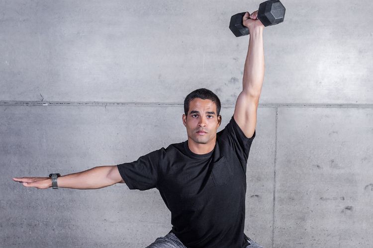 30 Minute Dumbbell Squat to Overhead Press Workout