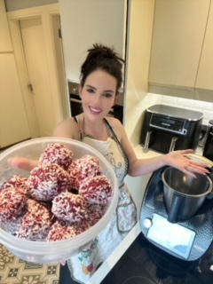 Protein Bomb; Coconut Beetroot & Almond Balls