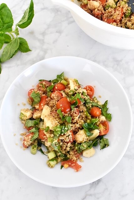 Mediterranean Diet Meal Prep Cookbook + Quinoa Bruschetta Salad – Tasty Balance Nutrition Los Angeles Registered Dietitian Nutritionist