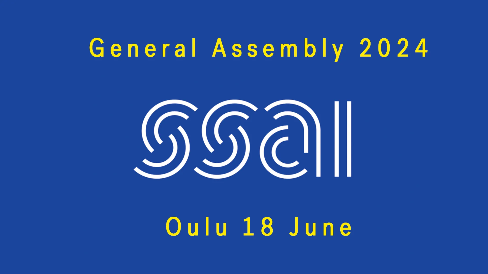 General assembly 2024 – SSAI