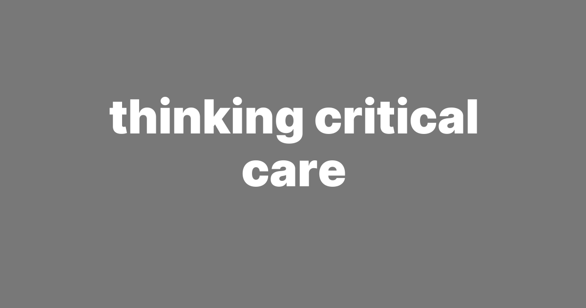 A Hemodynamic Rant with Korbin Haycock! #interfaces #FOAMed #FOAMcc