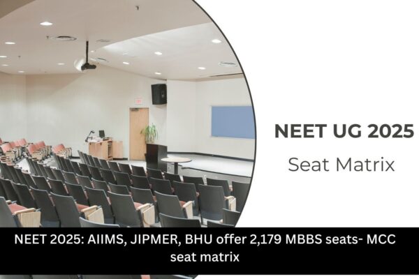 AIIMS, JIPMER, BHU offer 2,179 MBBS seats- MCC seat matrix AIIMS, JIPMER, BHU offer 2,179 MBBS seats- MCC seat matrix