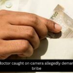Satna Govt doctor caught on camera allegedly demanding bribe for medical certificate