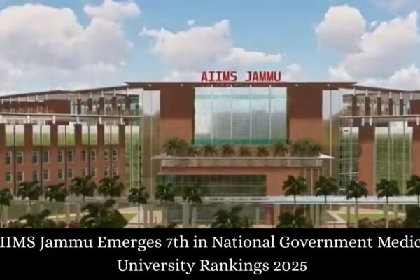 AIIMS Jammu secures 7th rank in National Government Medical University Rankings 2025