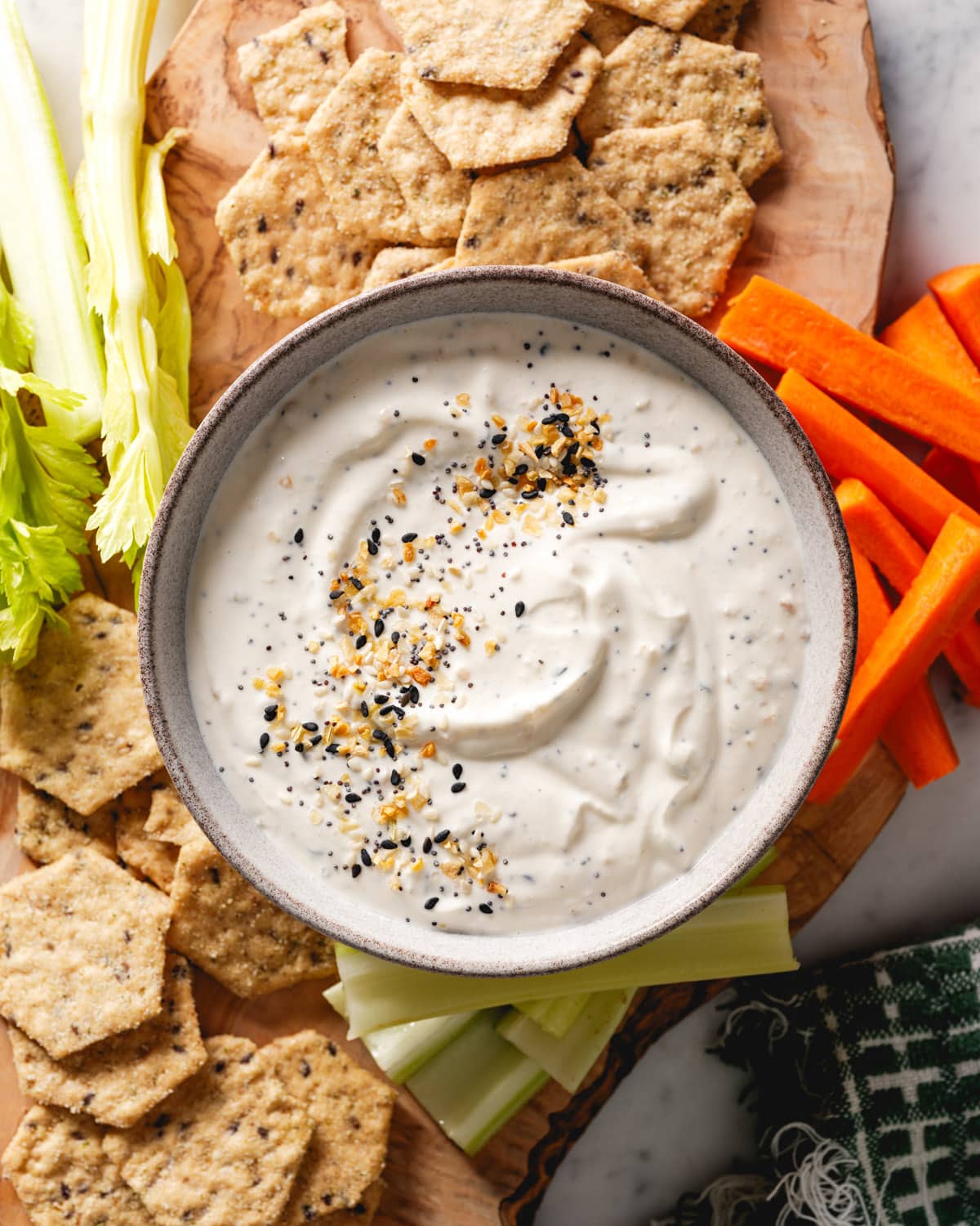 Everything Bagel Dip – A Couple Cooks