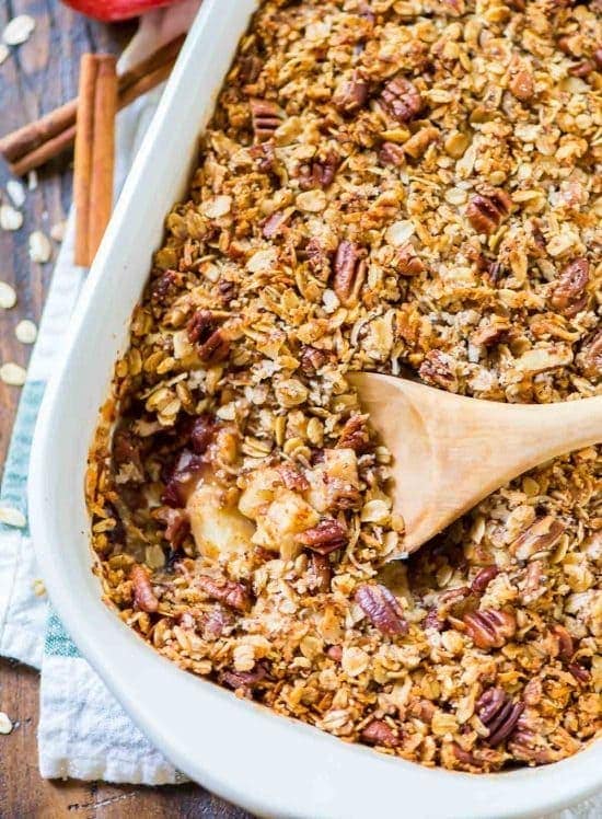 Easy Vegan Apple Crisp (Gluten-Free Too!)