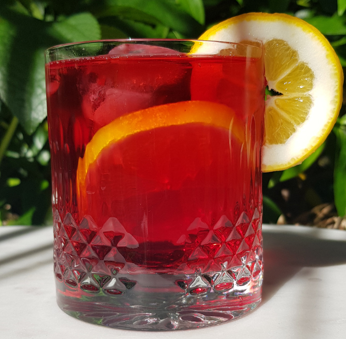 Iced Hibiscus Tea (and Cocktail!)