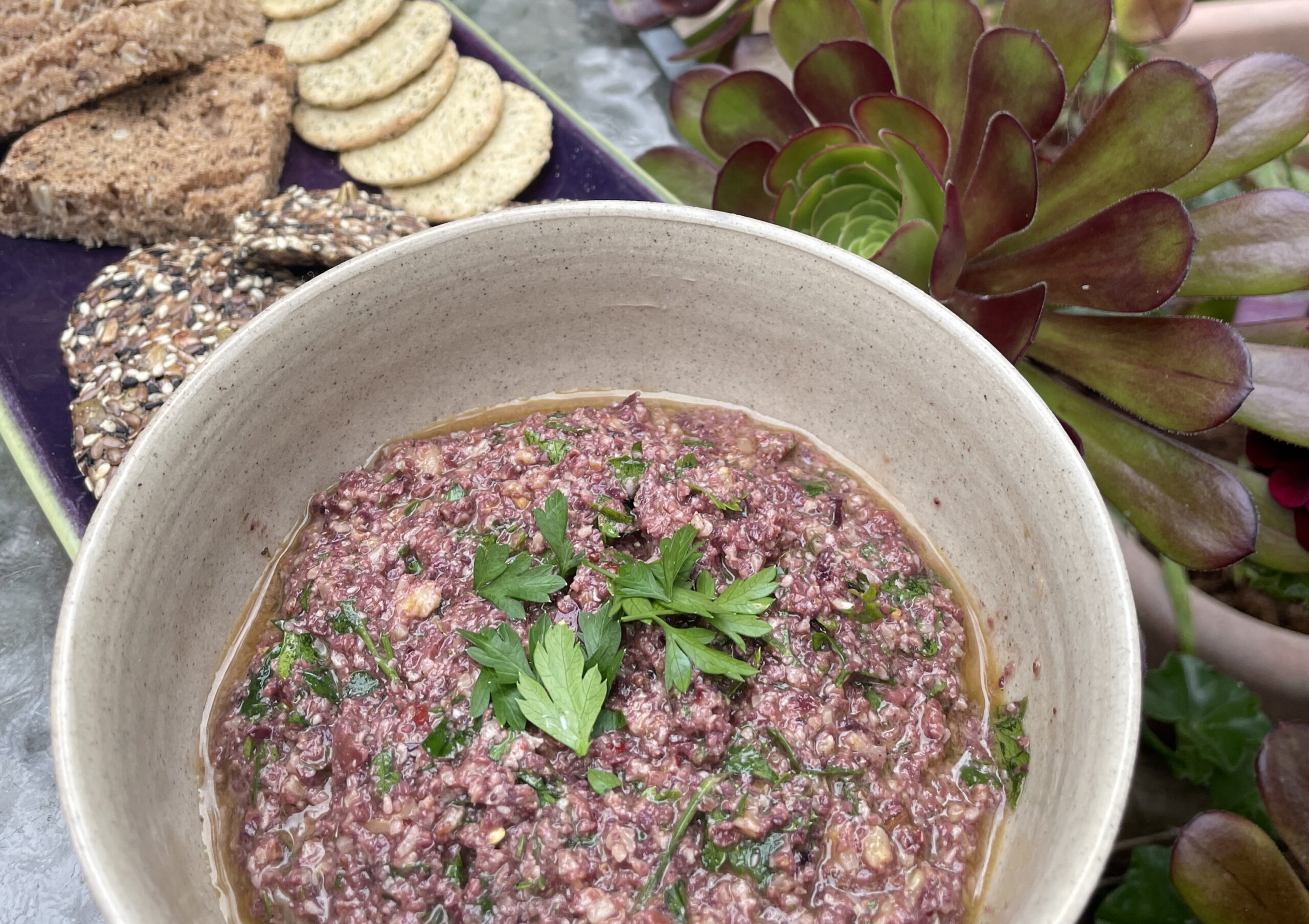 MEDITERRANEAN VEGAN TAPENADE