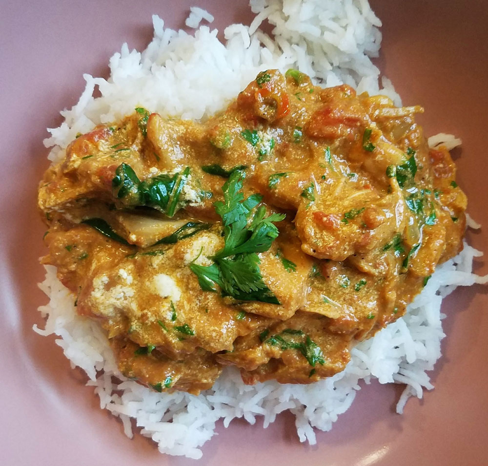 Jackfruit Butter "Chicken"