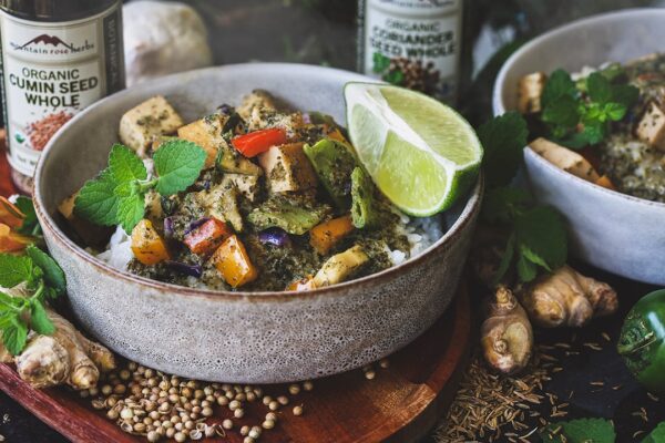 Thai-Inspired Green Curry with Lemon Balm