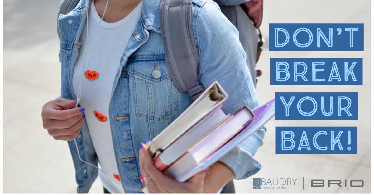 How To Conquer the School Backpack Problem – Baudry Therapy Center