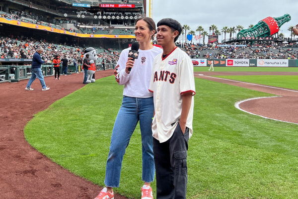 Yelling “Play Ball” for Organ Donation Awareness