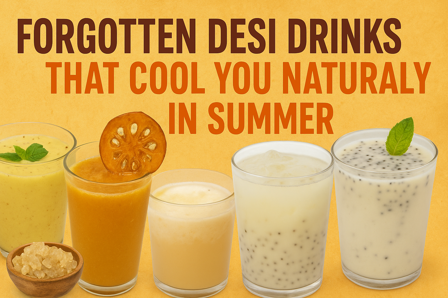 🌿 Forgotten Desi Drinks That Cool You Naturally in Summer