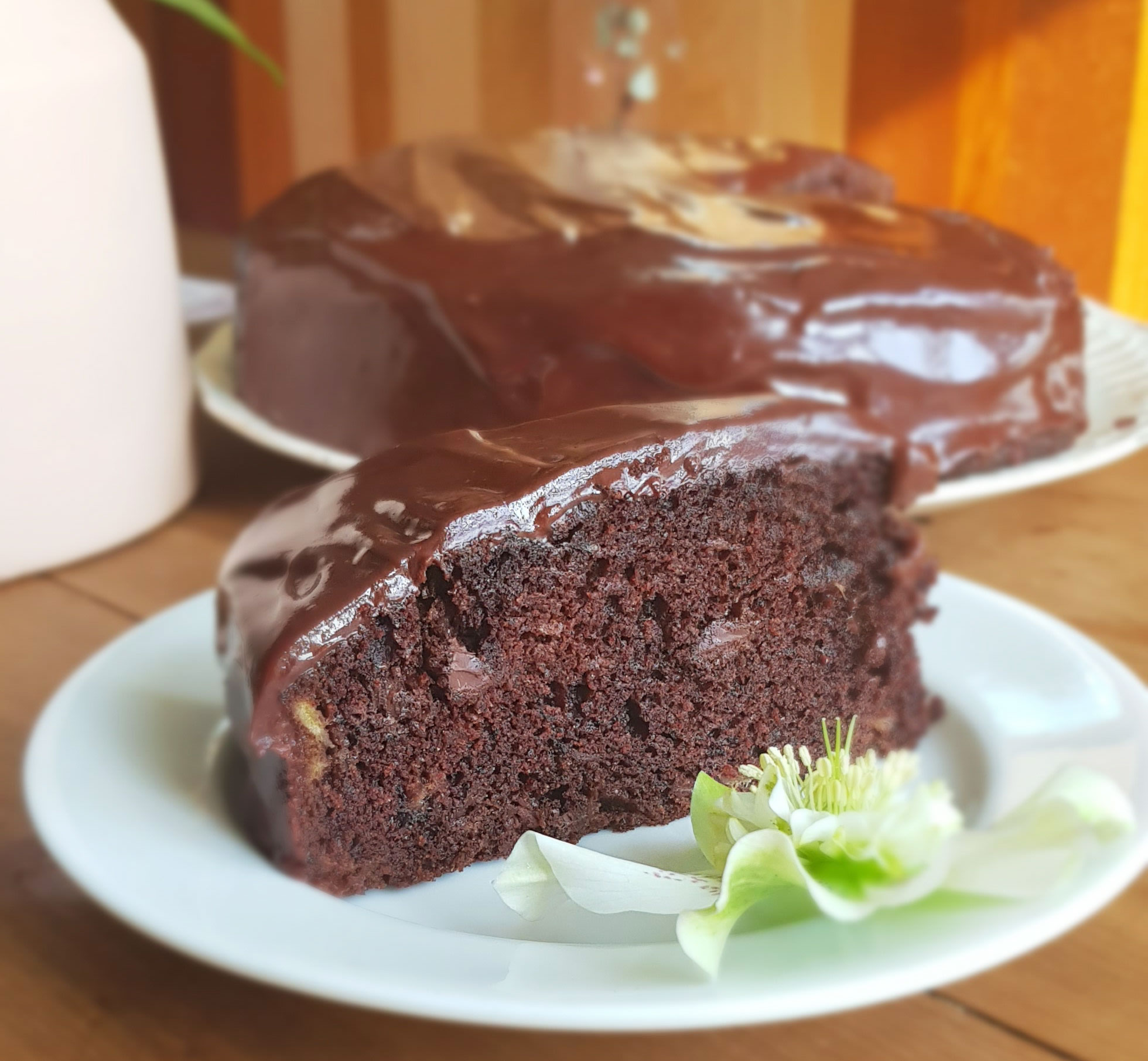 Fair Trade Mocha Fudge Cake with Ganache