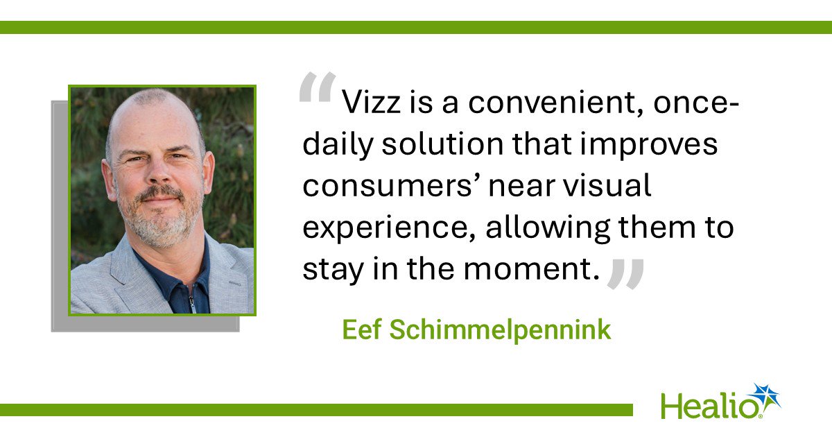 FDA approves once-daily Vizz for presbyopia