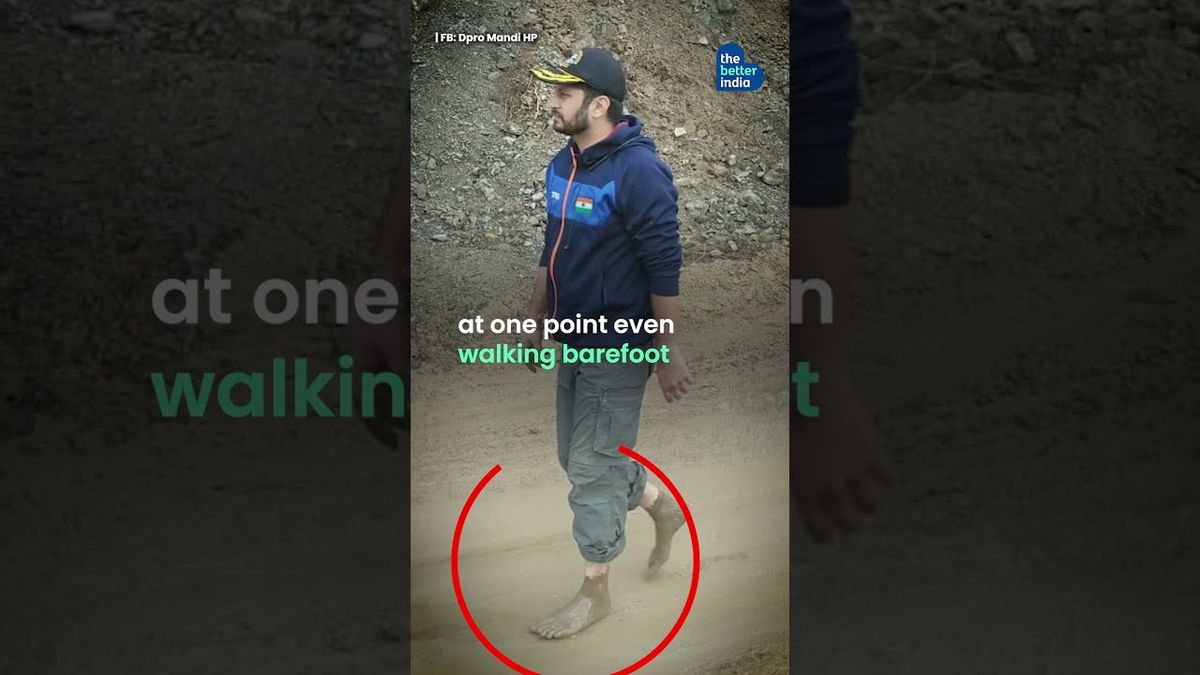 Mandi’s DC Walks Barefoot Through Flooded Villages