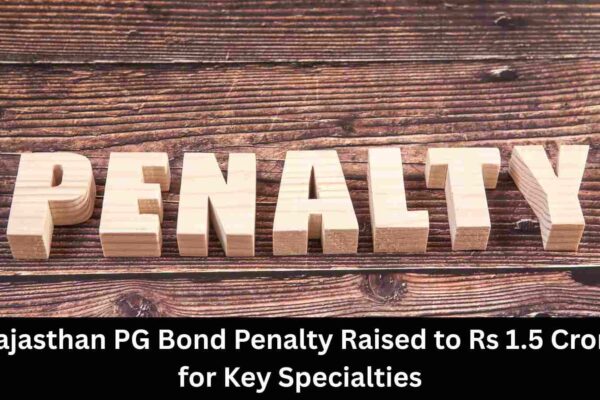 Rajasthan Increases PG Bond Penalty to Rs 1.5 Crore for Key Specialties