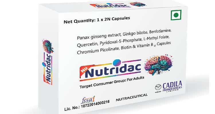 Cadila Pharmaceuticals launches Nu Nutridac capsule for anxiety-related disorders